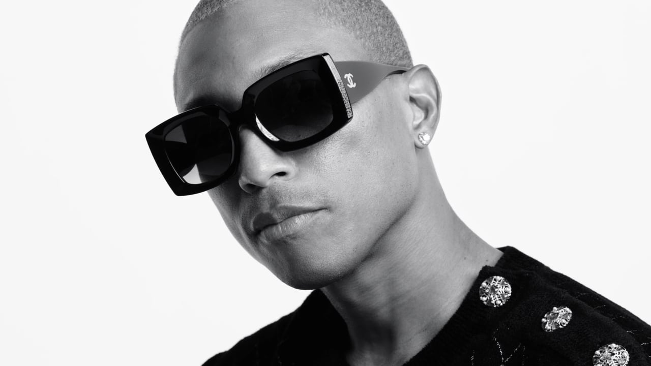 pharrell williams campagne lunettes chanel printemps ete 2020 pharrell williams campagne lunettes chanel printemps ete 2020